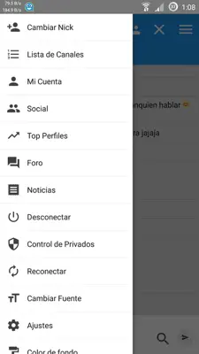 Chat Latino android App screenshot 1