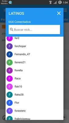 Chat Latino android App screenshot 6